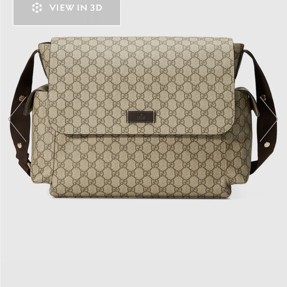 Gucci Supreme Canvas Diaper Bag - Picture 1 of 15
